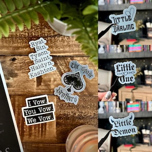 The LORDS Dark Romance-stickerpakket | LordS-serie, stickers voor boeken, The Ritual, Booktok-merchandise, Kindle-sticker, stickers Dark Romance