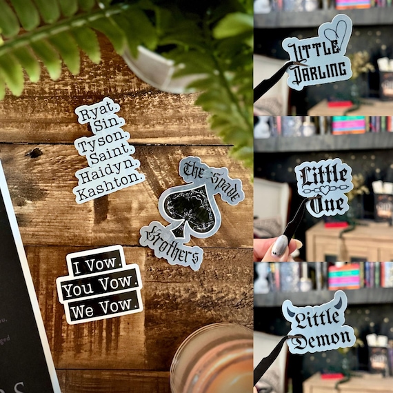 The LORDS Dark Romance Sticker Pack | LORDS Series, Bookish Stickers, The Ritual, Booktok Merch, Kindle Sticker, Dark Romance Stickers