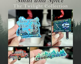 Twilight Saga Sticker Pack: Team Edward vs Jacob, Bookish Vinyl Decals