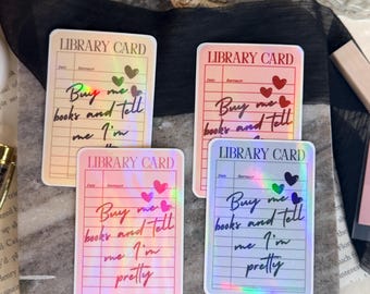 Library Card | Buy Me Books, Book lovers, Readers, Kindle Accessories