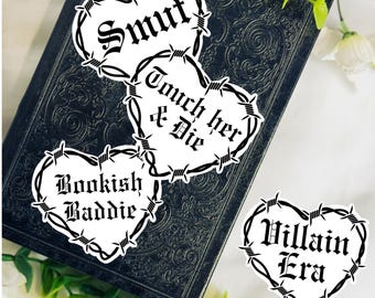 Dark Romance Bookish Sticker Pack | Smut & Spice Vinyl Stickers