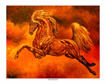 Horse Art - "Boundless" - Ltd. Ed. Print by James Walls