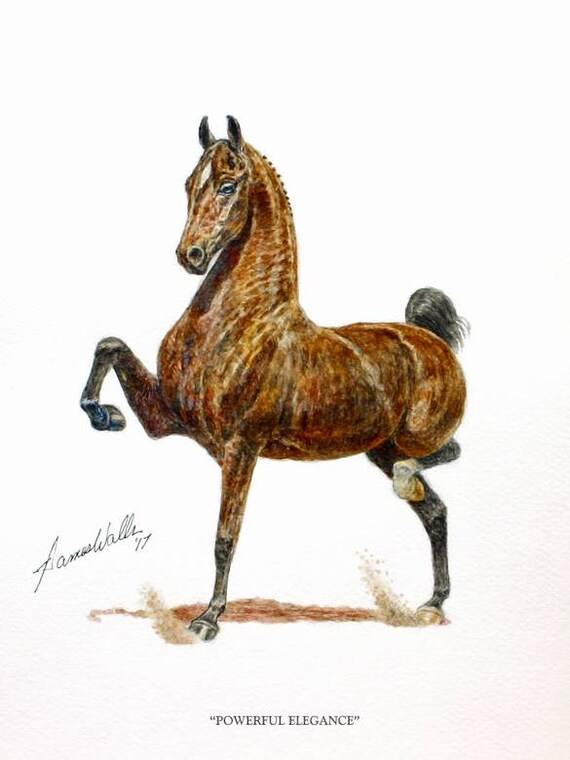 Hackney Pony Art Powerful Elegance Ltd Ed Etsy