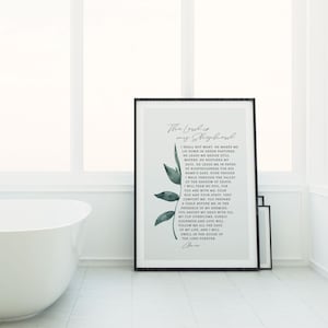 The Lord is My Shepherd / Psalm 23 / Printable Art / Digital Download Poster / Ready to Print / Catholic Christian / Religious Prayer Art