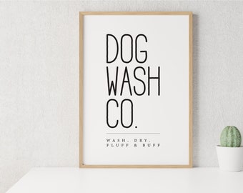 Dod Wash Co. / Modern Farmhouse / Printable Art / Digital Download Poster / Bathroom Decor / Farmhouse Wall Art / Farmhouse Bathroom Art