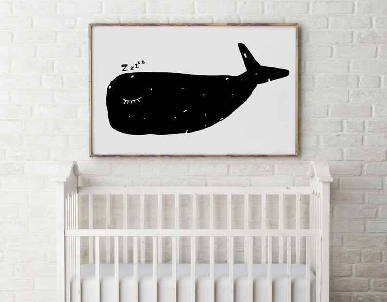 Whale Nursery Decor Nursery Wall Art Nautical Nursery Etsy