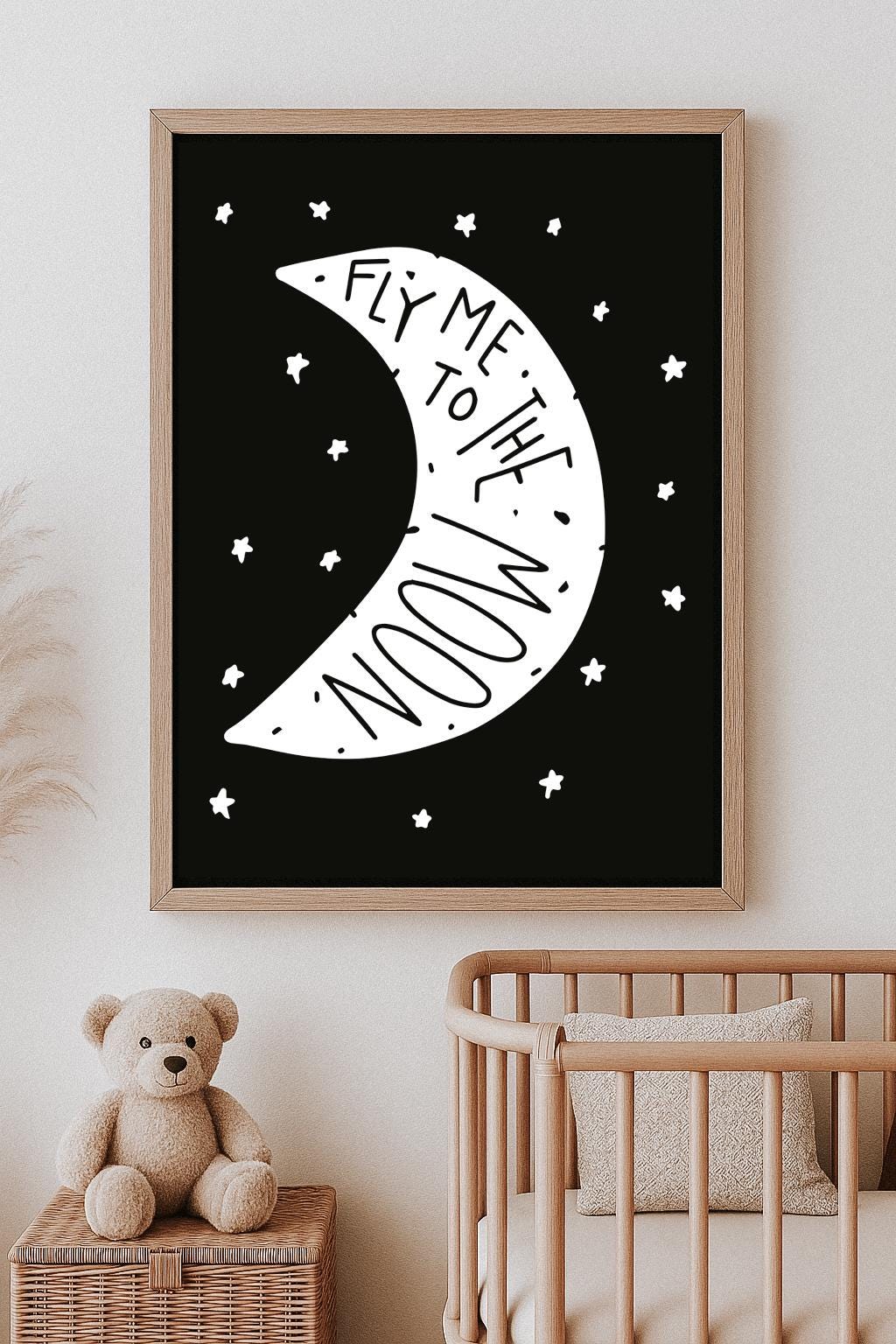 Fly Me to the Moon Poster - Etsy