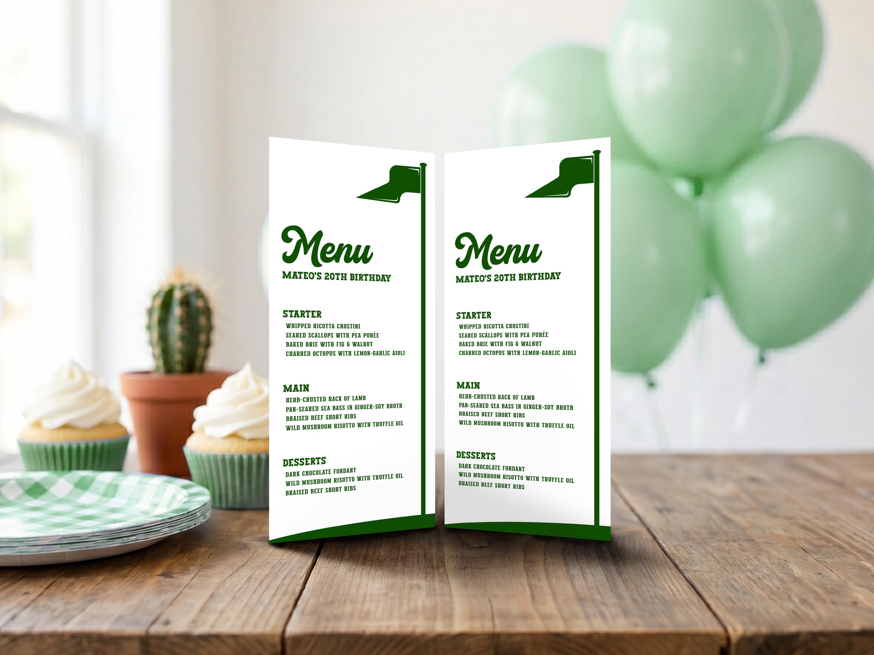 Golf Course Menu Template Golf Club Menu Template,vintage Country Club Dinner Menu Card,old Money ...