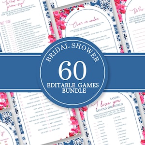 Mediterranean Greek Party Activity Card, Mamma Bridal Shower Game, Blue Mia Tile Bougainvillea Disco Ball Activity, Printable Template, D315