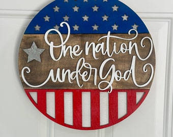 Patriotic Door Hanger