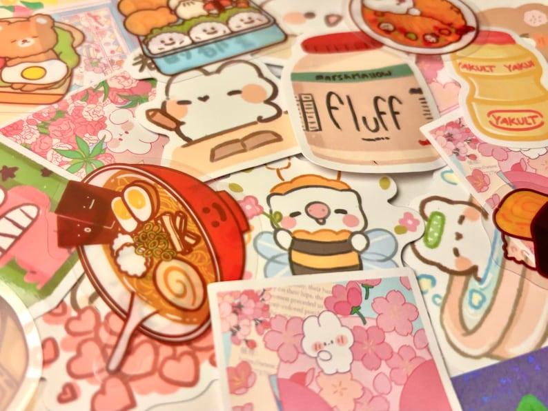 Japanese/korean Memo Sheet & Sticker Mystery Grab Bag | Yipee! - Etsy ...