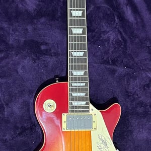 Guitare électrique de style Les Paul signée par Keith Richards