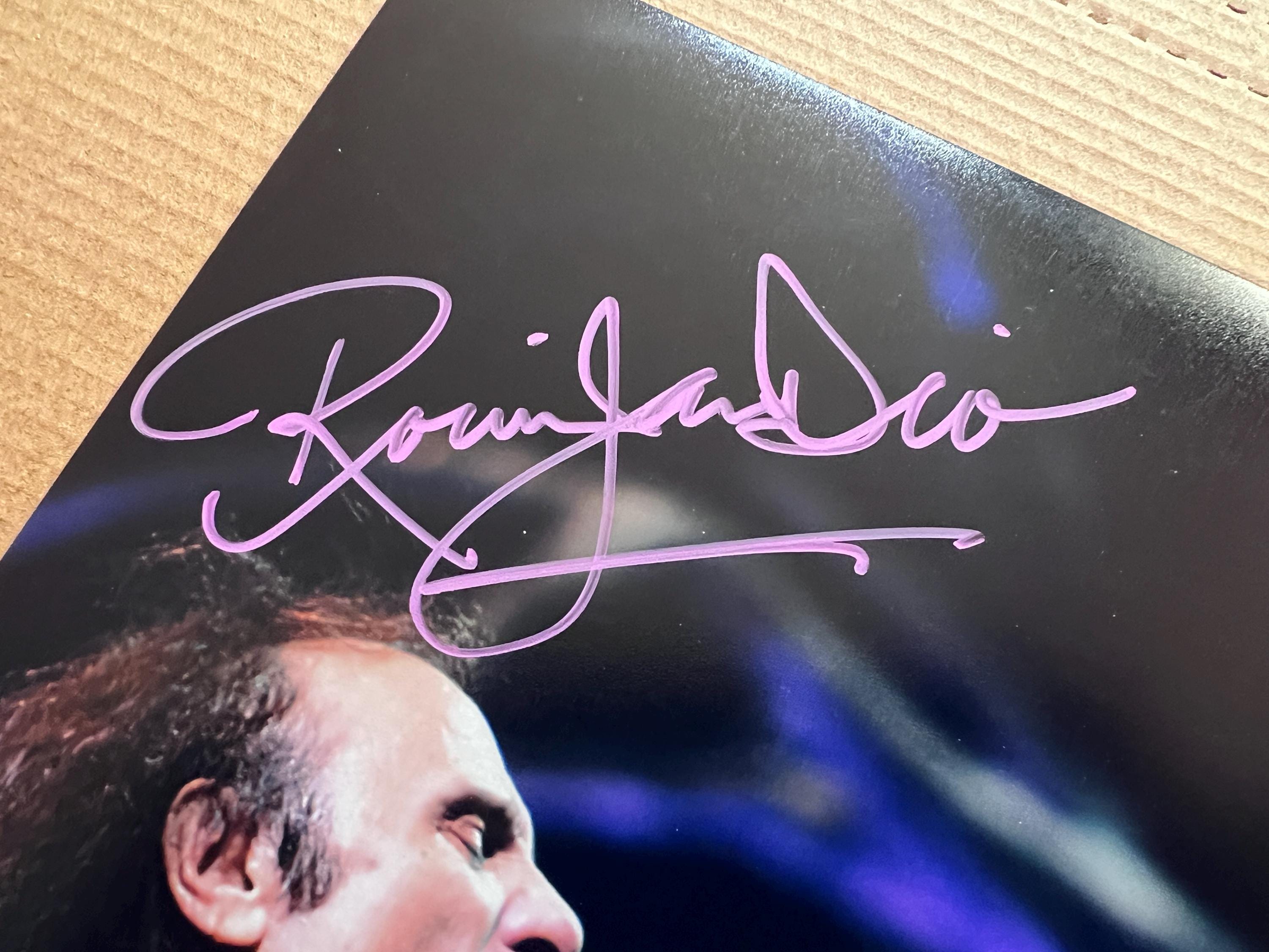 8x10 Photograph Signed by Ronnie James Dio - Etsy