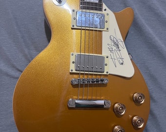 Electric guitar autographed by Keith R.