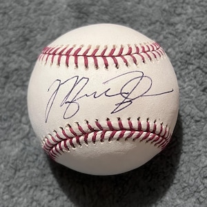 Baseball ball signed by michael j.