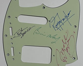 Pickguard signed by the band Queen