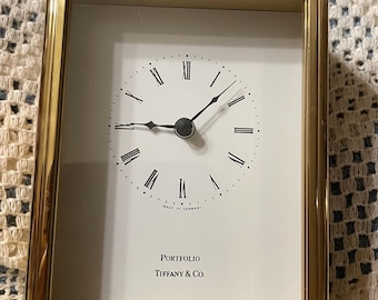 Tiffany & Co. Portfolio Clock Made in Germany - Etsy