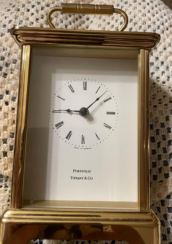 Tiffany & Co. Portfolio Clock Made in Germany - Etsy