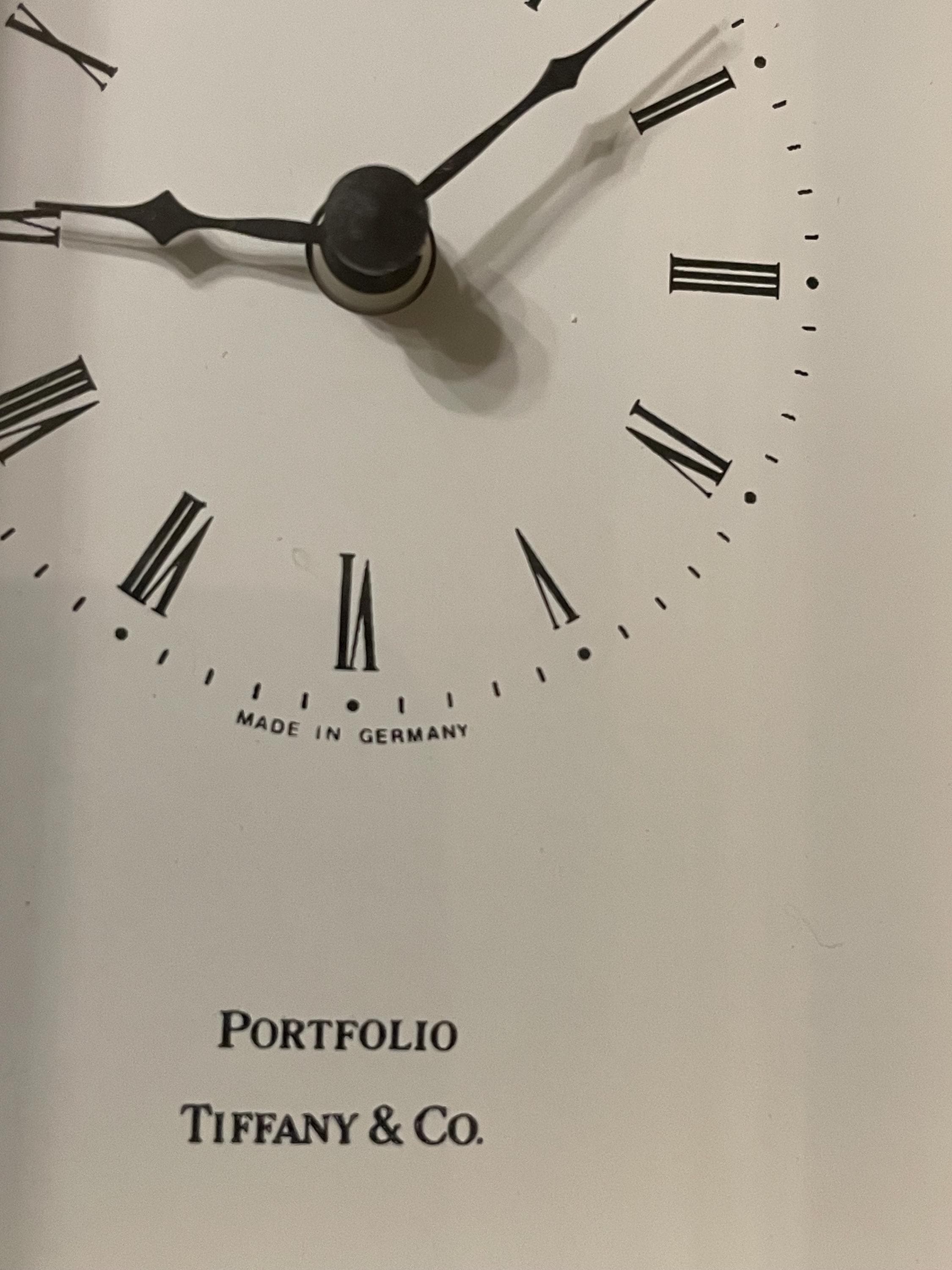Tiffany & Co. Portfolio Clock Made in Germany - Etsy