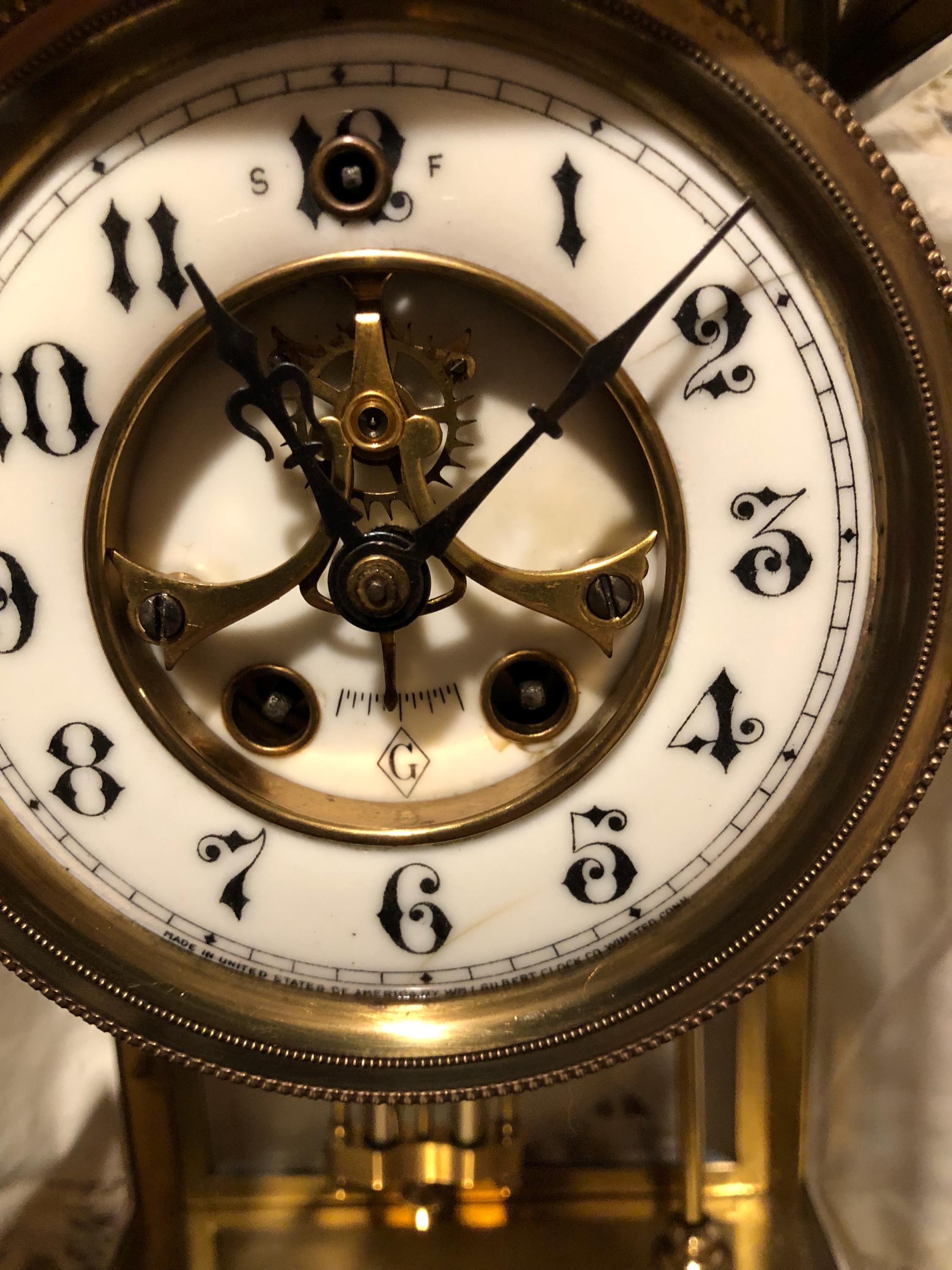 Wm L Gilbert Mantel Clock Very Heavy - Etsy