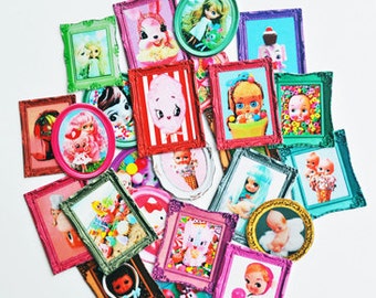 miniature dollhouse Blythe size boopsie art 30 different mini masterpieces
