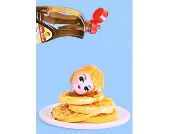 pancakes print 5 x 7 EAT It DOLL UP