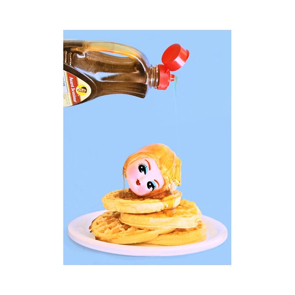 pancakes print 5 x 7 EAT It DOLL UP