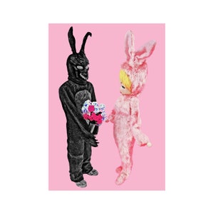 creepy bunny print 5 x 7 WANNA FRANK