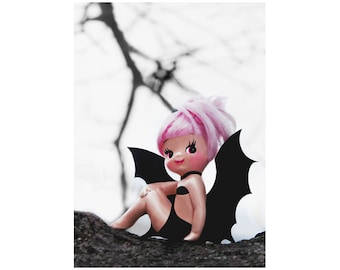 bat girl print 5 x 7 Nocturnal The Boys On