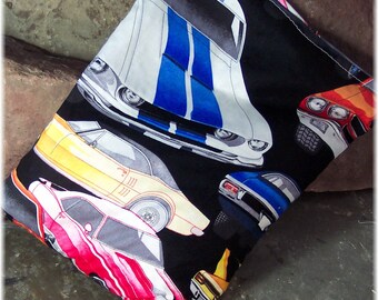 Muscle Car Natural Cherry Stone Moist Heat Wrap, Rectangle or Long Design, Microwave Heat Pad