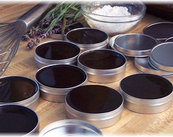 Black Drawing Salve Made from Traditional Amish Recipe with Pine Tar and Herbal Infusion, 2 ounce tin