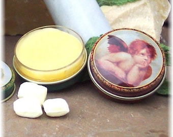 Handmade Mint Lip Balm, Choice of One Tube or Tin, Vanilla Mint or Peppermint, Choice of One Tube or Tin