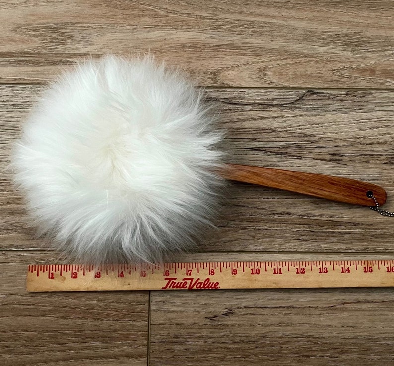 Long Handled Powder Puff Handmade Body Powder Puff Luxury Etsy