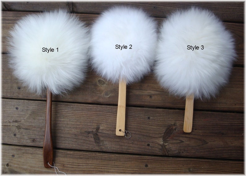 Long Handled Powder Puff Handmade Body Powder Puff Luxury Etsy