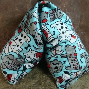Heat Wrap, Long Microwave Heat Pack, Natural Cherry Pit Moist Heat Pad,  Assorted Flannel Fabrics