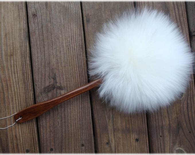 Luxurious Body Powder Puff 4 Inches With Lime Green Ribbon Etsy