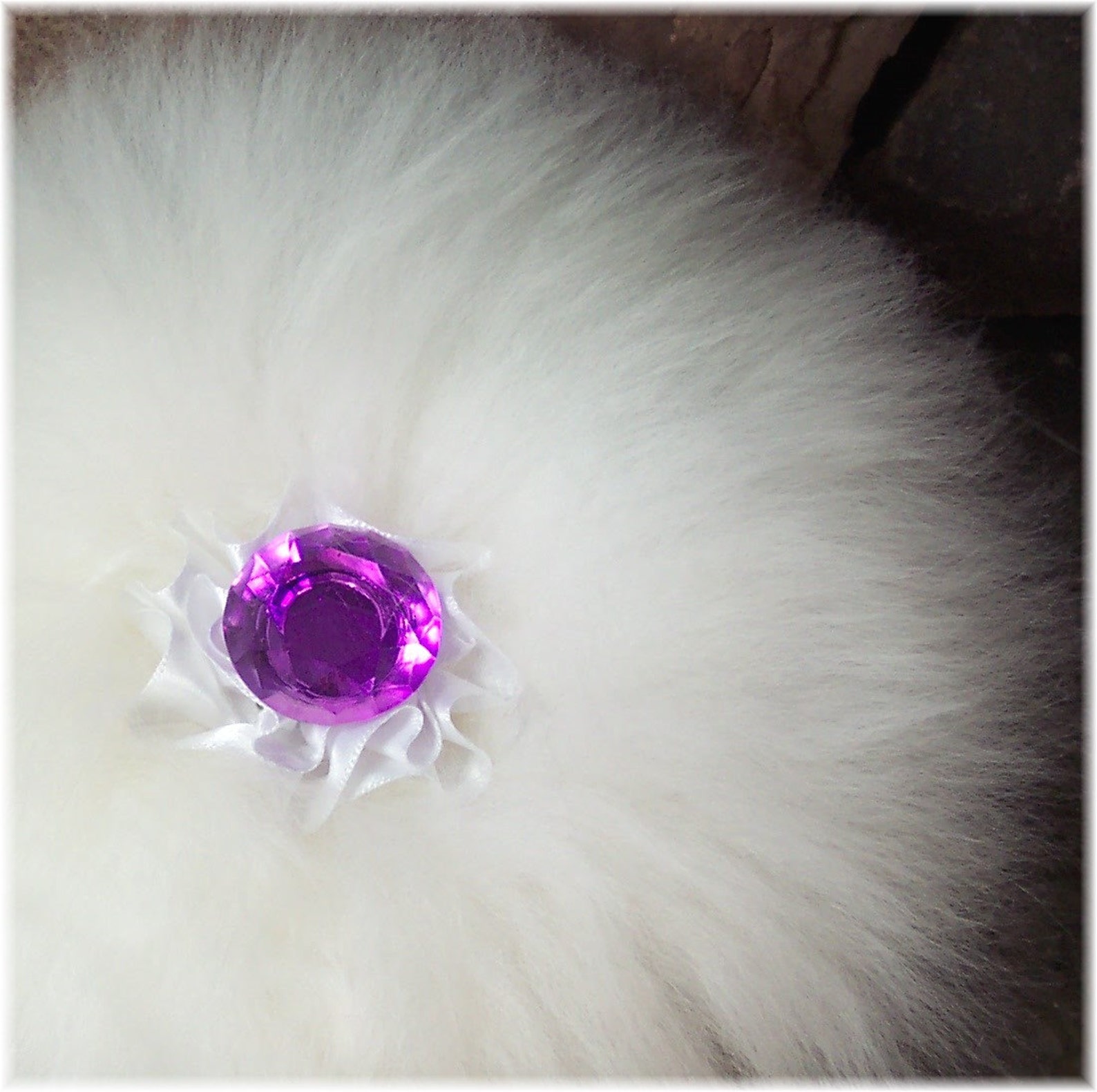 Luxury Natural Merino Wool Body Powder Puff With Faceted - Etsy