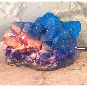 Sapphire Crystal Glycerin Soap Rock Formation Fresh Sea Spray Fragrance image 3