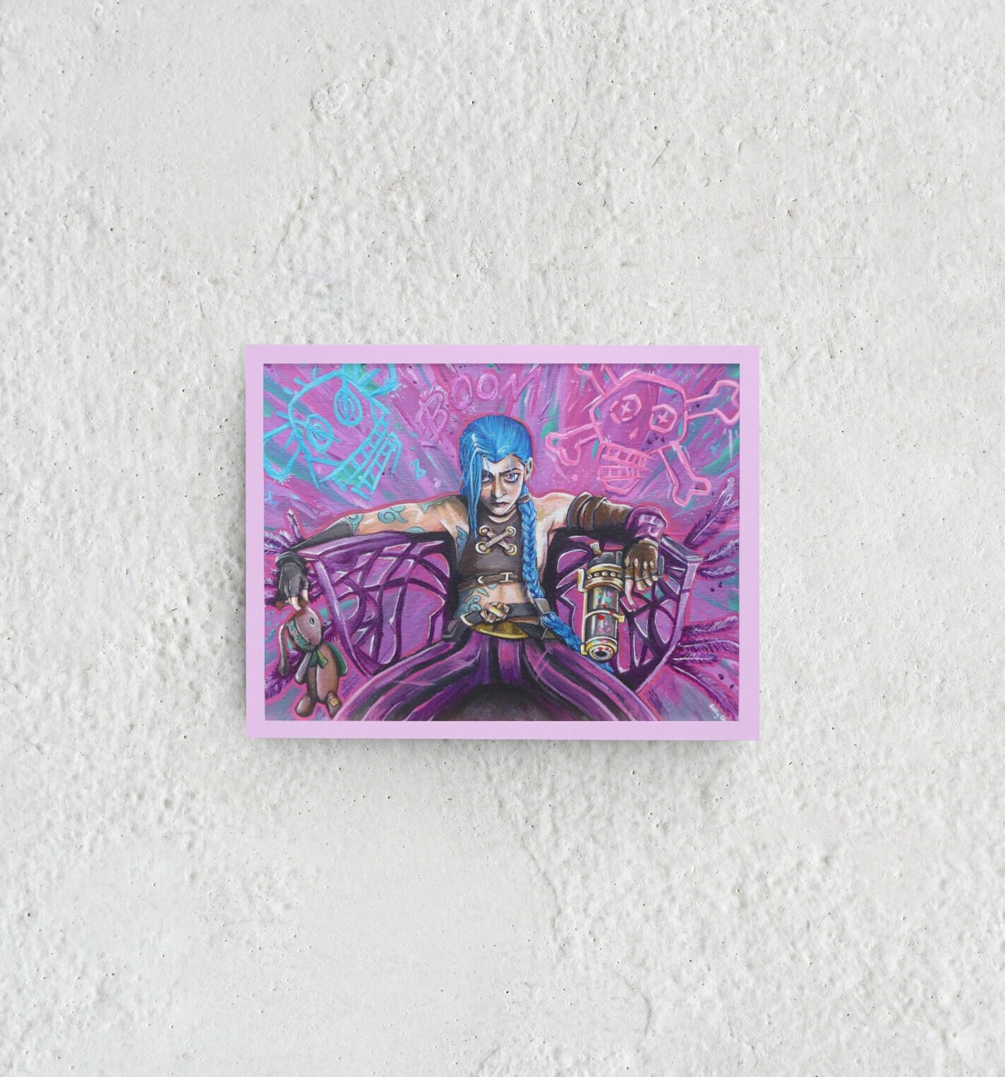 Powder or JINX? Giclee Print | Arcane Vi Acrylic - Etsy