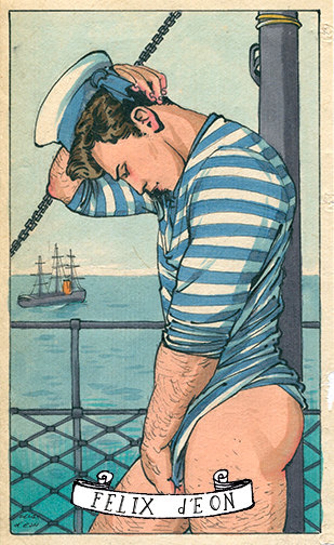Maritime Modesty Felix Deon Large Print Gay Art Male Nude My Xxx Hot Girl