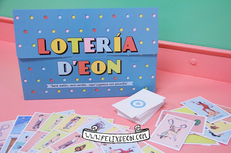 Loteria Board Game LGBTQ Pride Queer Latinx Loteria Mexican Game Felix dEon