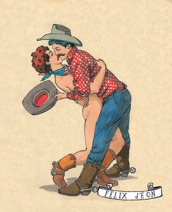 gay cowboy art Striaght latin guys having gay sex