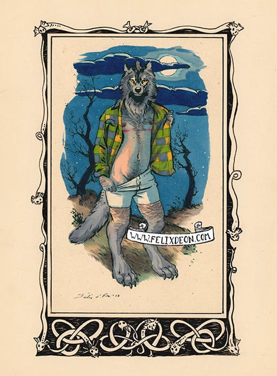 Gay werewolf art Massive shemale creampie