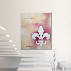 Arte Decoração Lily Fleur de Lys Cartões Imagem