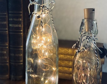 Lámpara de mesa decoración ligera lámpara decorativa botella luz