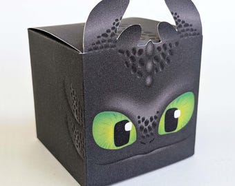 Toothless Dragon Treat Box - DIY Printable