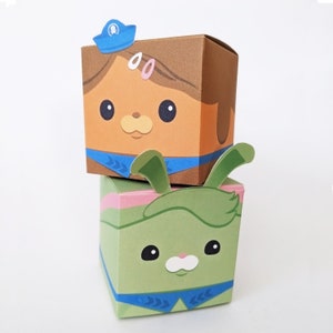Dashi and Tweak Treat Box - Octonauts - DIY Printable