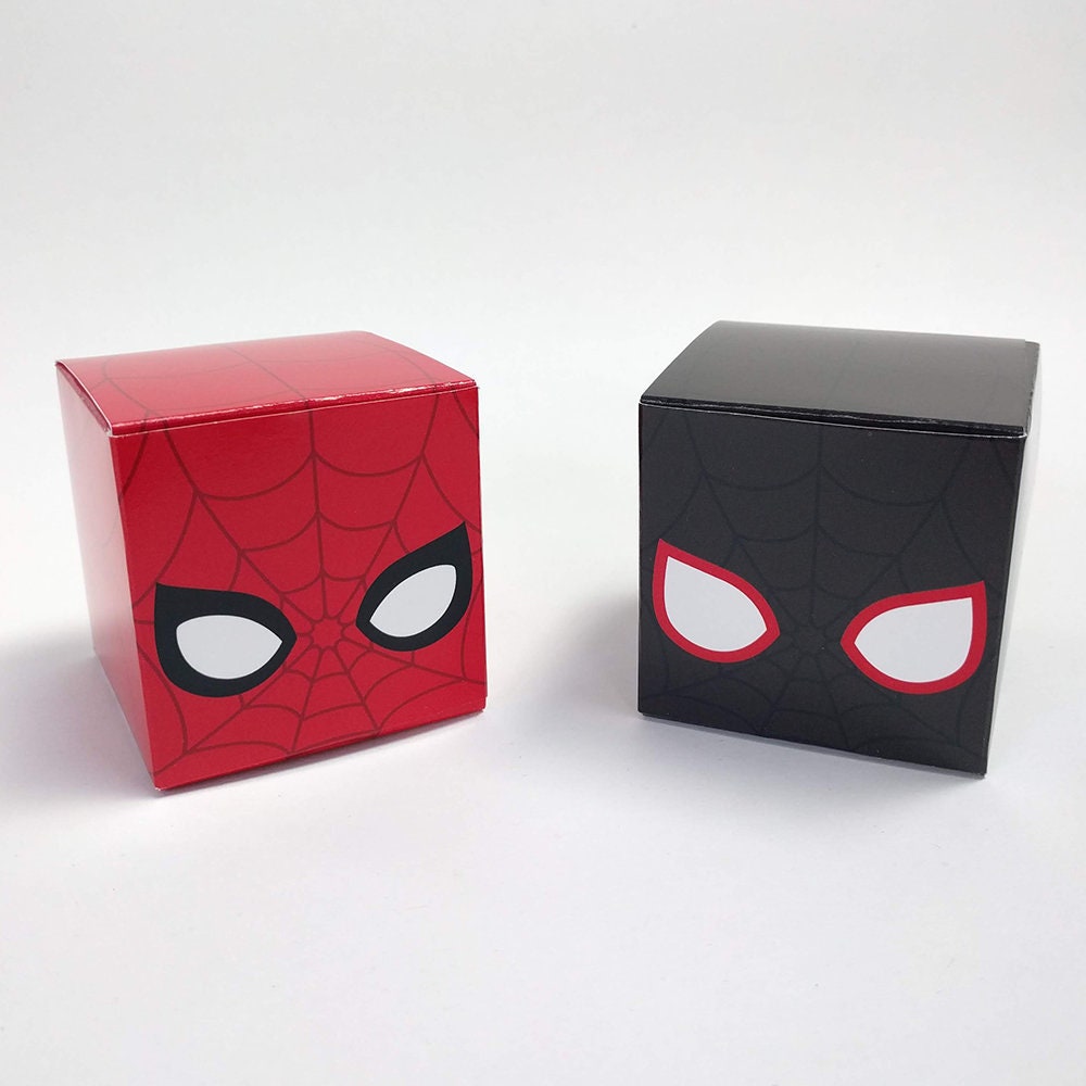 Spiderman Treat Box - DIY Printable - Etsy Sweden