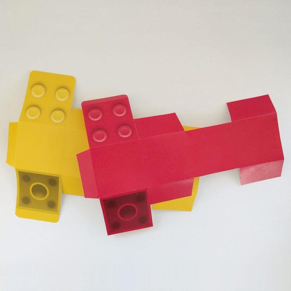 Lego Duplo Brick Treat Box Diy Printable Etsy