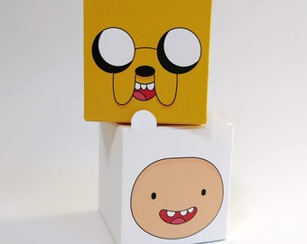 Adventure Time Finn and Jake Treat Box - DIY Printable